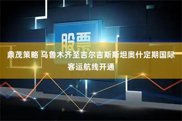 鼎茂策略 乌鲁木齐至吉尔吉斯斯坦奥什定期国际客运航线开通